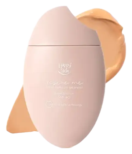 Happy Skin Cosmetics Rescue Me Tinted Matte Sun Gel Primer Broad Spectrum SPF 40 Light Beige