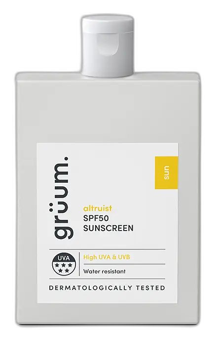 grüum SPF 50 5 UVA Face Sunscreen