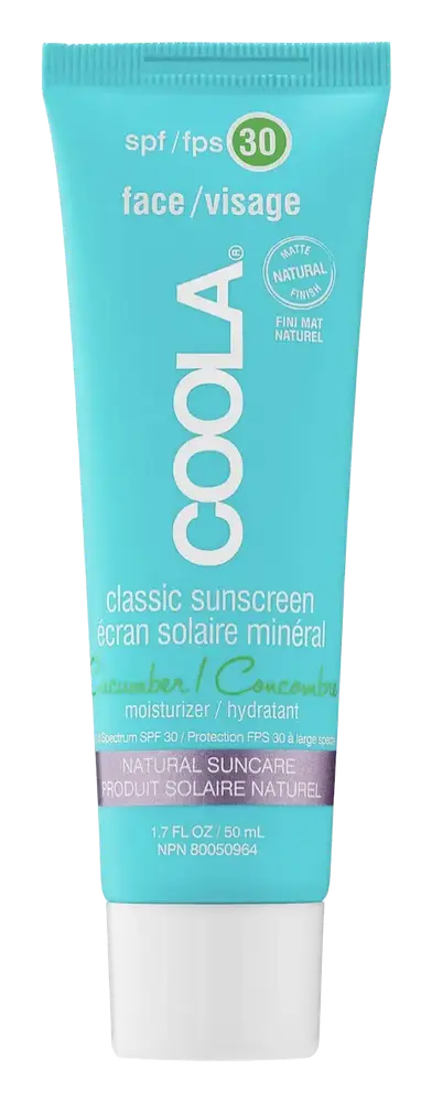 COOLA Face Mineral Sunscreen SPF 30 Cucumber Matte Finish
