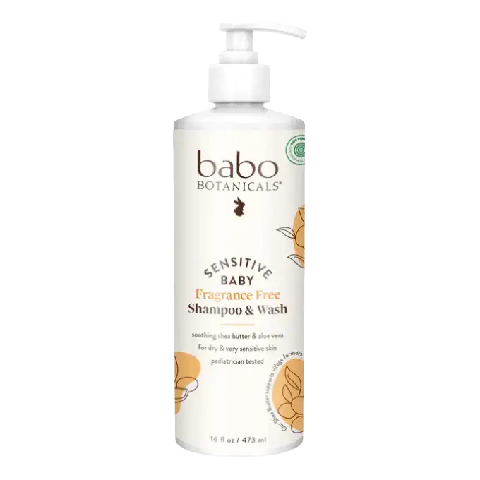 babo botanicals Sensitive Baby Shampoo & Body Wash