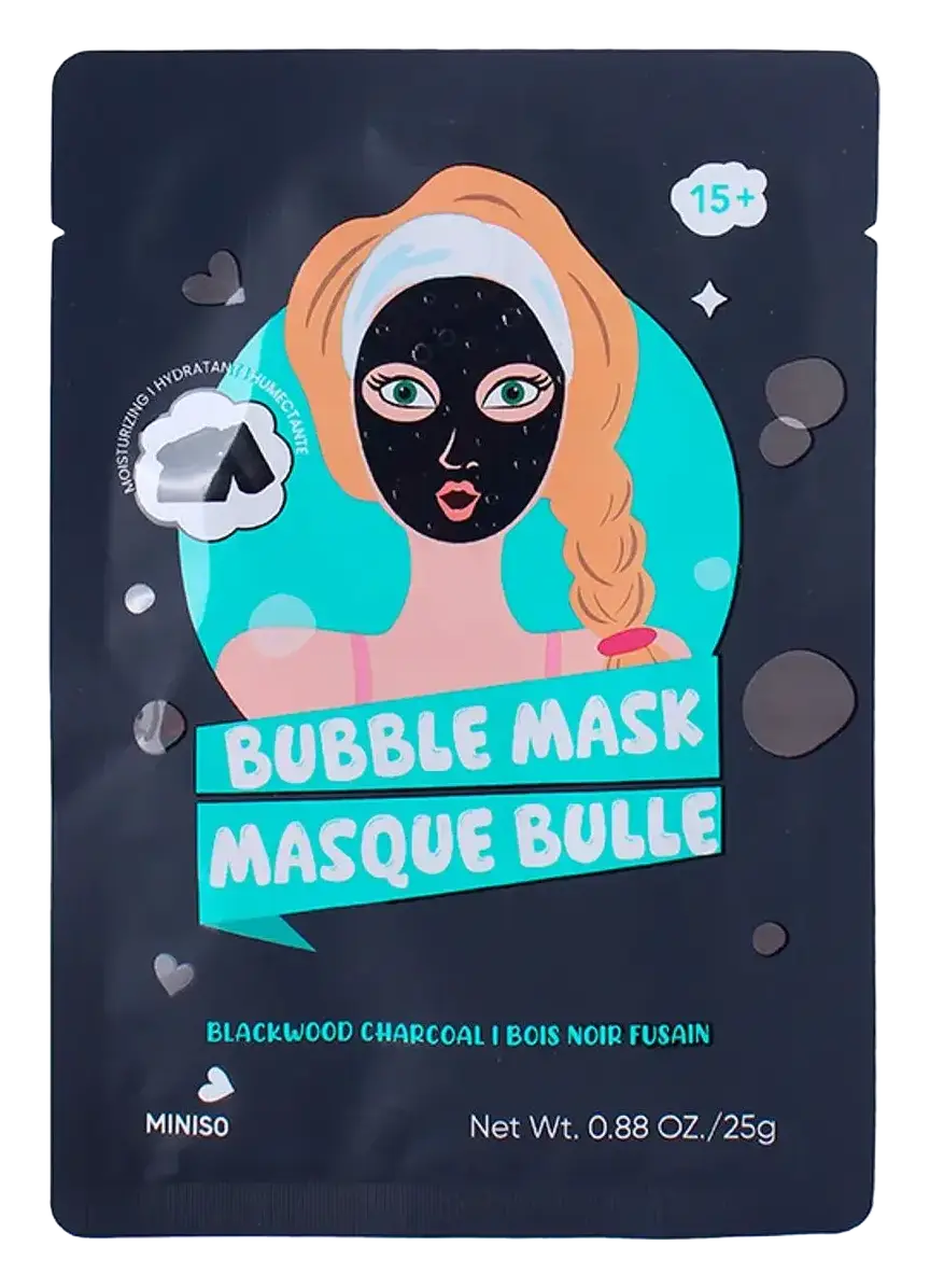 Miniso Bubble Mask Charcoal