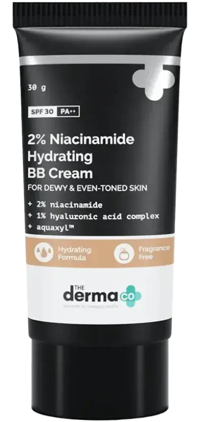 The Derma Co 2% Niacinamide Hydrating BB Cream Ivory