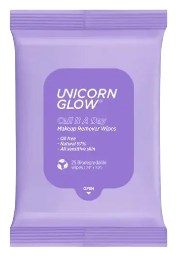 Unicorn Glow Call It a Day Hydrating Cleansing + Makeup Remover Wipes