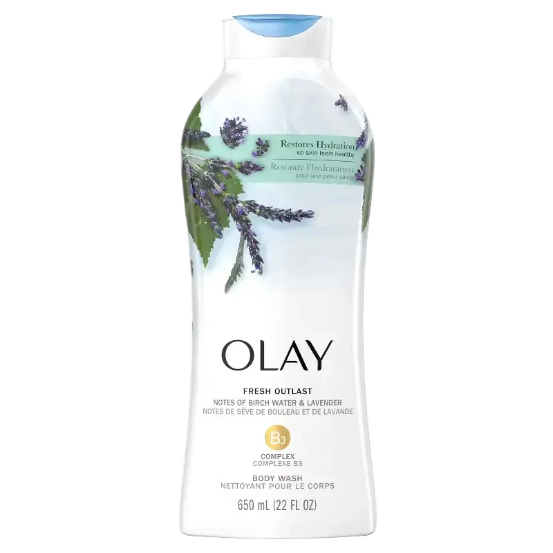 Olay Fresh Outlast Body Wash Birch Water & Lavender