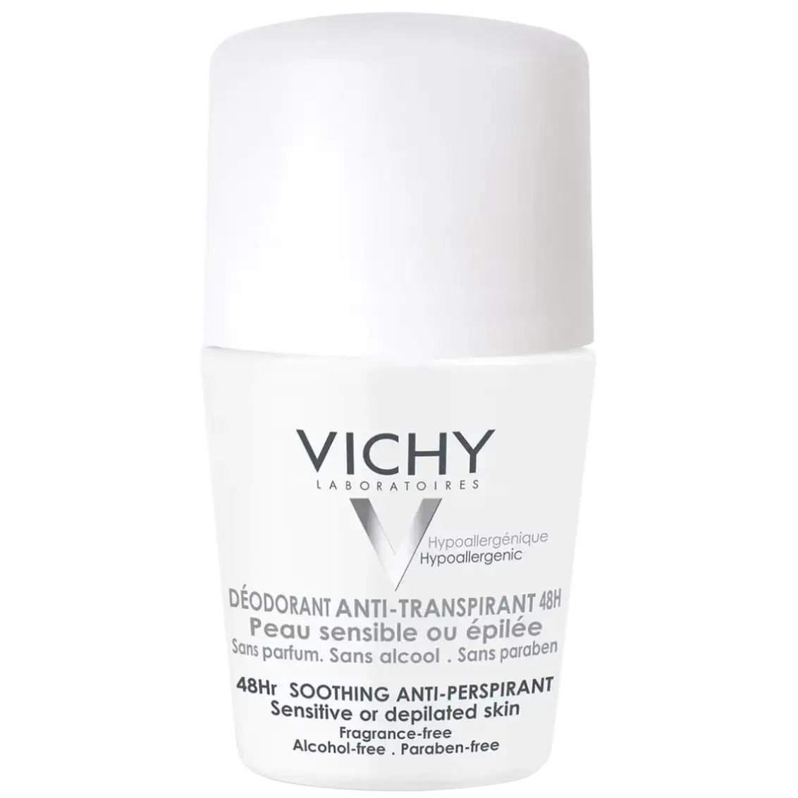 Vichy 48hr Soothing Anti-Perspirant Sensitive Or Depilated Skin Roll-On