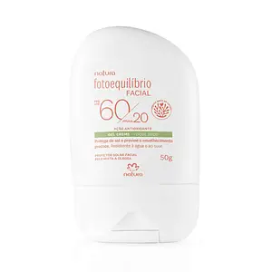 Natura Protetor Facial Gel Creme FPS 60/FPUVA 20 Fotoequilíbrio