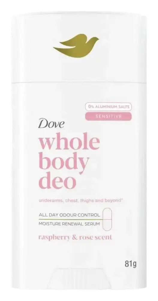 Dove Whole Body Deo Stick Raspberry & Rose
