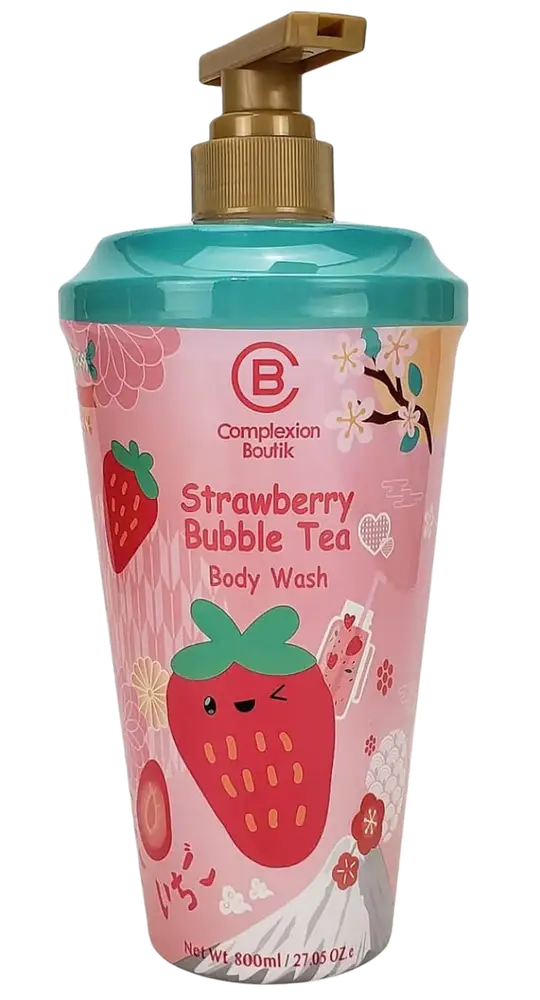Complexion Boutik Bubble Tea Body Wash Strawberry