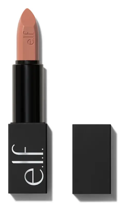 e.l.f. cosmetics O Face Satin Lipstick Dirty Talk - Beige Pink