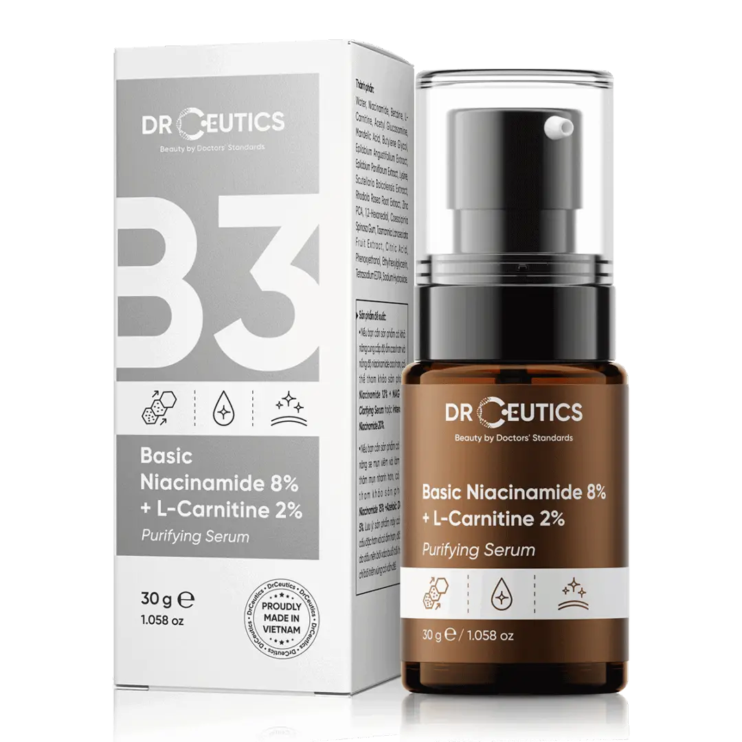 Dr Ceutics Basic Niacinamide 8% + L-Carnitine 2% Purifying Serum