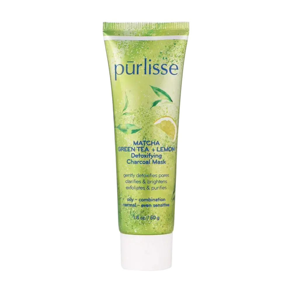 Purlisse Matcha Green Tea + Lemon Detoxifying Charcoal Mask