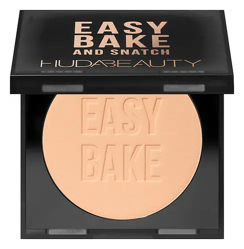 Huda Beauty Easy Bake & Snatch Pressed Brightening & Setting Powder Peach Pie