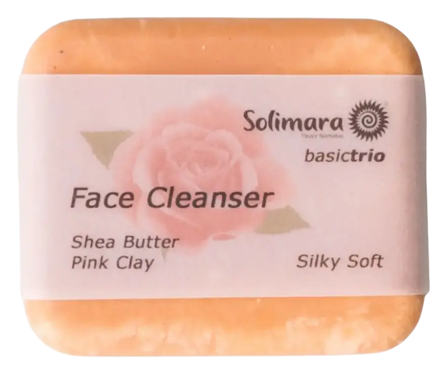 Solimara Pink Clay Face Cleanser Bar