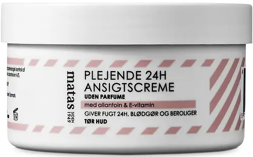Matas Plejende 24H Ansigtscreme Til Tør Hud Uden Parfume