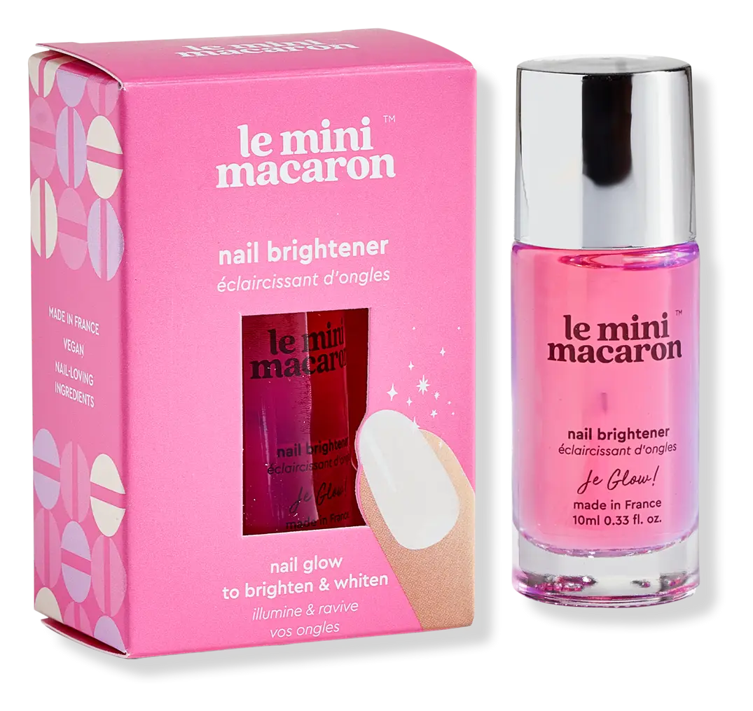 Le Mini Macaron Je Glow! Nail Brightener & Whitener