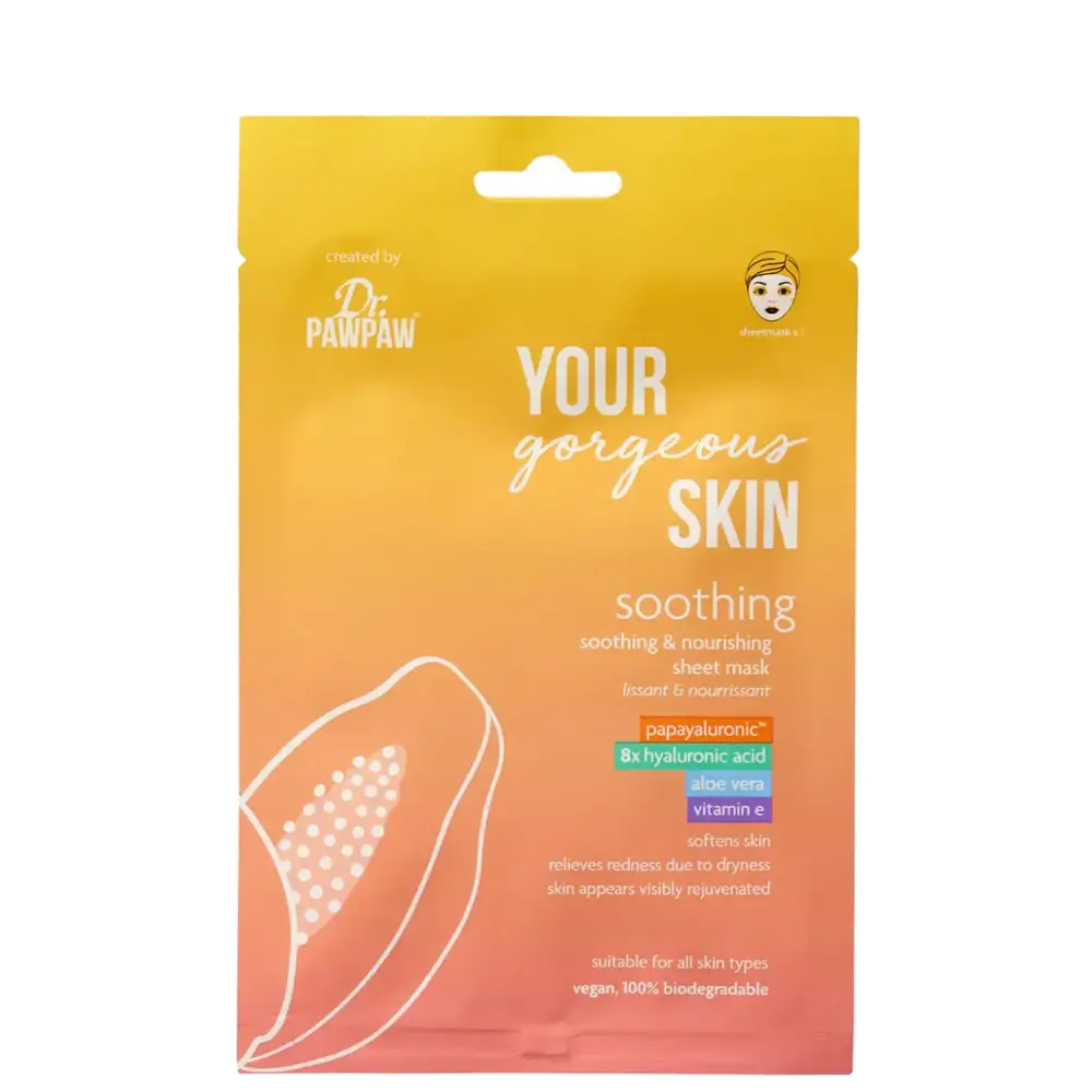 Dr. PAWPAW Your Gorgeous Skin Soothing and Nourishing Sheet Mask