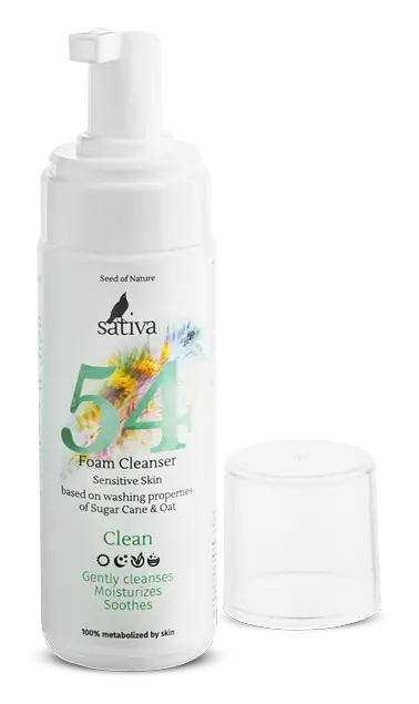 Sativa Foam Cleanser No.54 Sensitive Skin