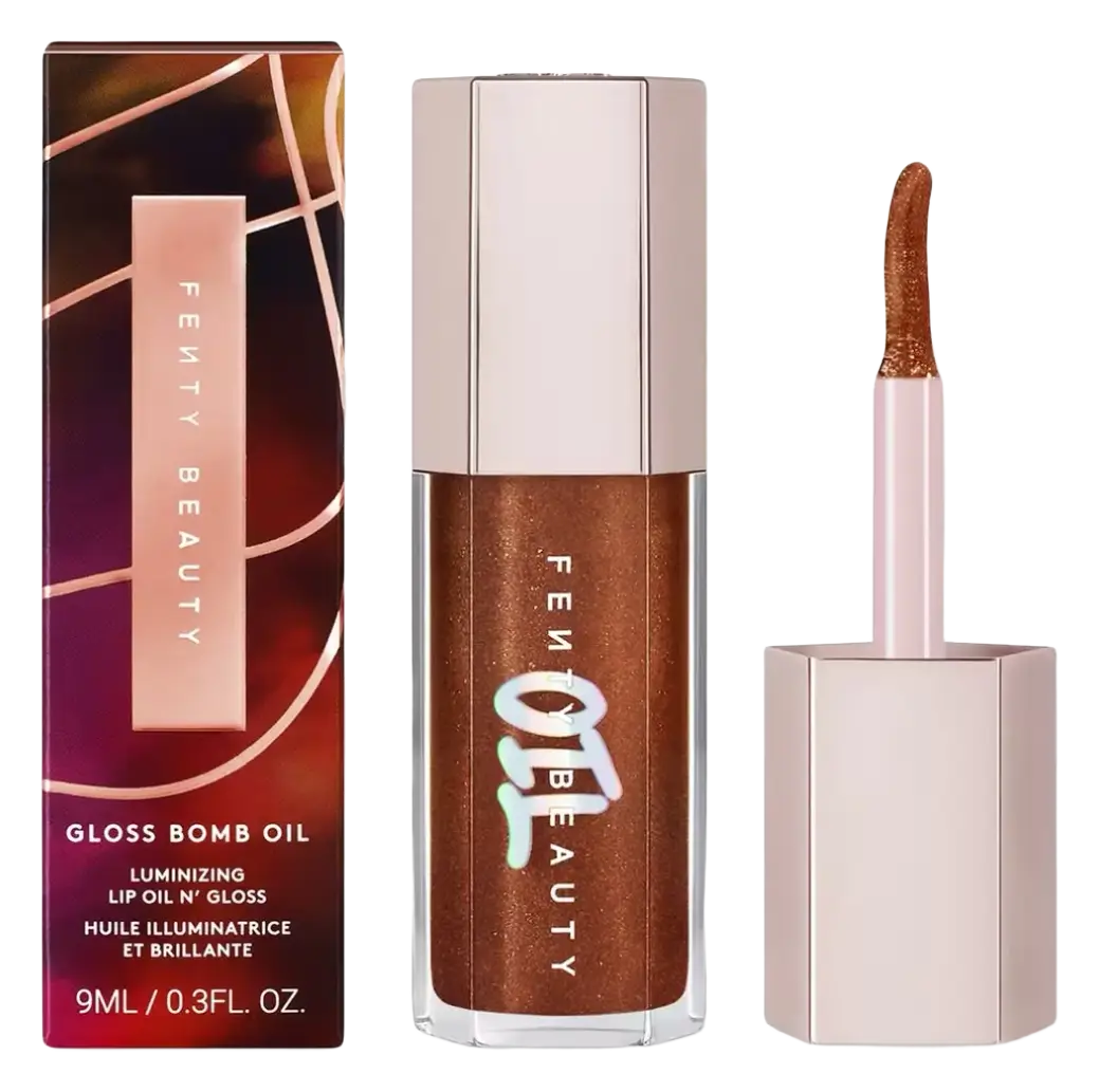 Fenty Beauty Gloss Bomb Oil Luminizing Lip Oil N’ Gloss Coppa Cookie