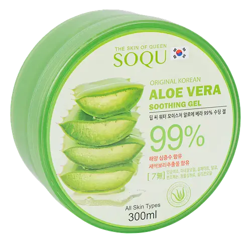 SOQU Aloe Vera 99% Soothing Gel