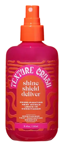 Texture Crush Shine, Shield, Deliver Frizz-Fighting Heat Shield Leave-In Conditioner