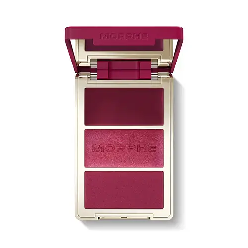 Morphe Cheek Thrills Multi-Finish Face Trio Wine & Dine