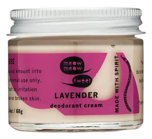 Meow Meow Tweet Deodorant Cream Lavender