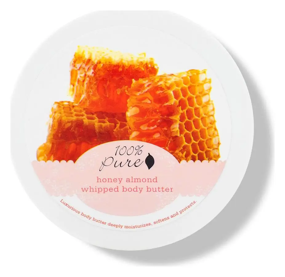 100% Pure Whipped Body Butter Honey Almond