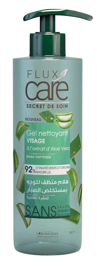 Flux Care Gel Nettoyant Visage Aloe Vera
