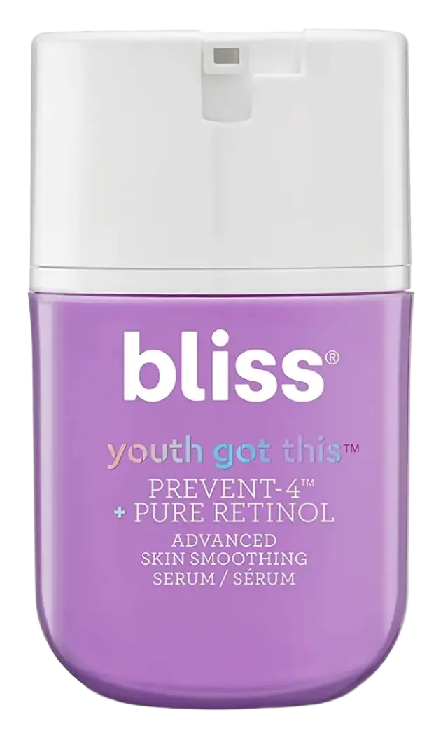 Bliss Youth Got This Prevent-4 + Pure Retinol Advanced Skin Smoothing Serum