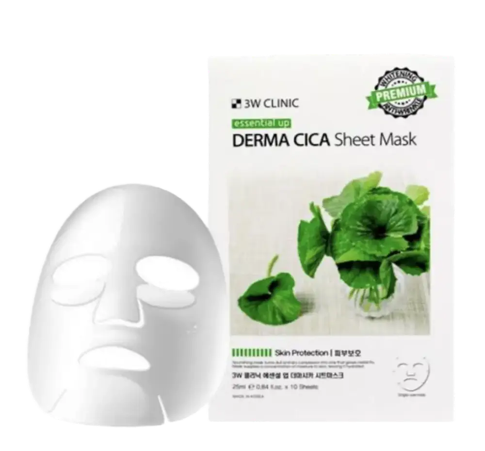 3W Clinic Essential Up Dema Cica Sheet Mask