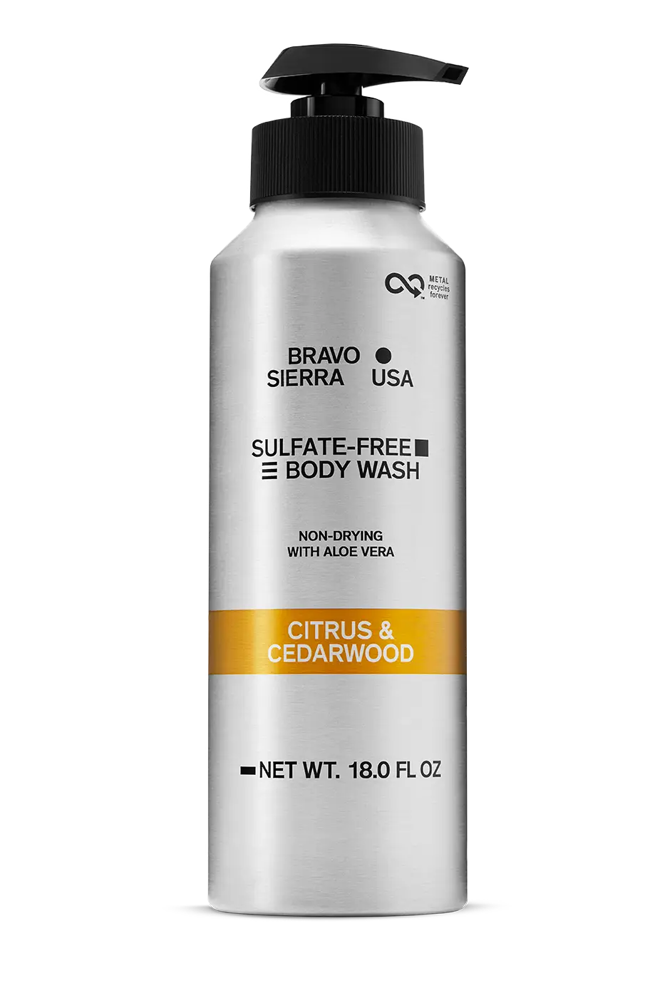 Bravo Sierra Sulfate-Free Body Wash Citrus & Cedarwood