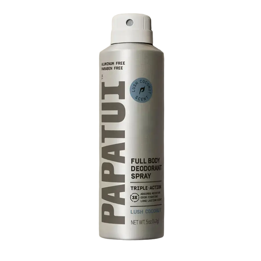 Papatui Men's Aluminum Free Full Body Deodorant Spray Lush Coconut
