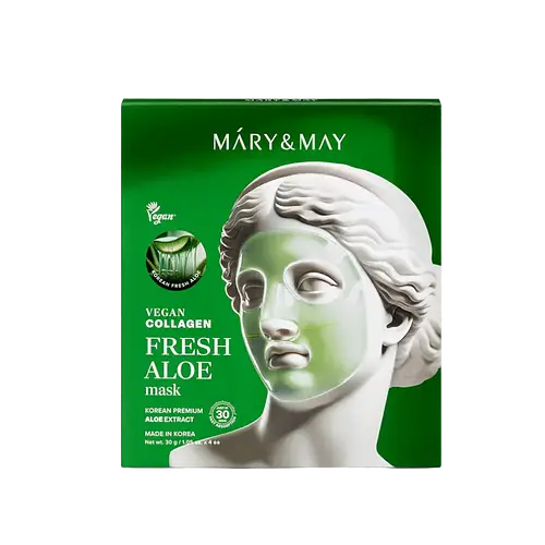 Mary & May Vegan Collagen Mask Fresh Aloe