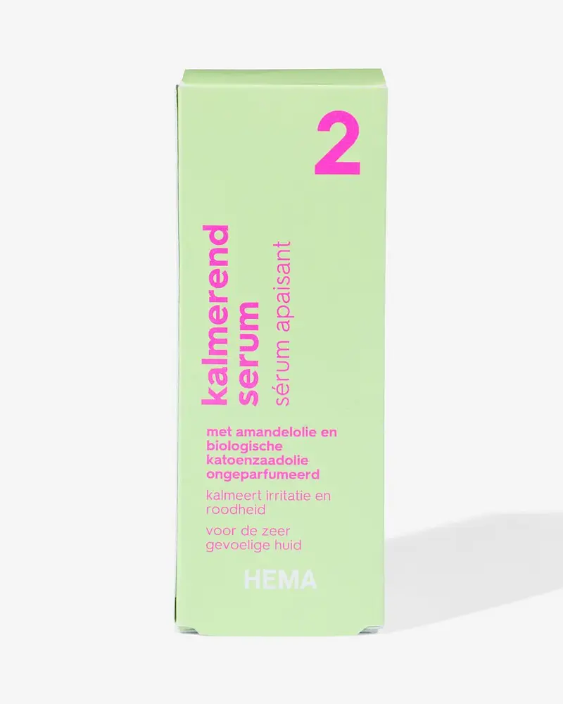 HEMA kalmerend serum gevoelige huid