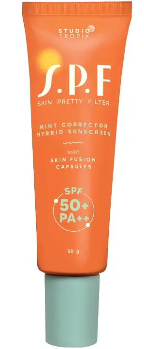 Studio Tropik SPF 50+ Pa++ (Mint) - Skin Pretty Filter Mint