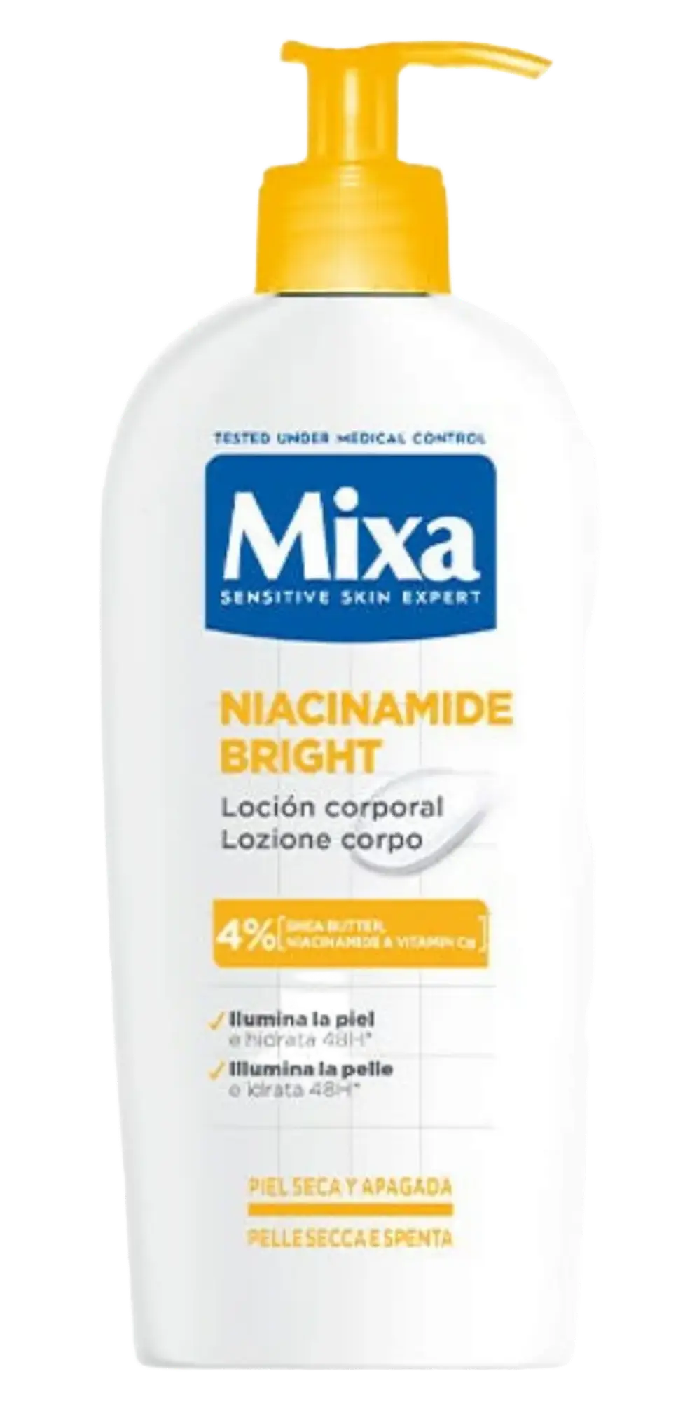 Mixa Niacinamide Bright Loción Corporal Spain