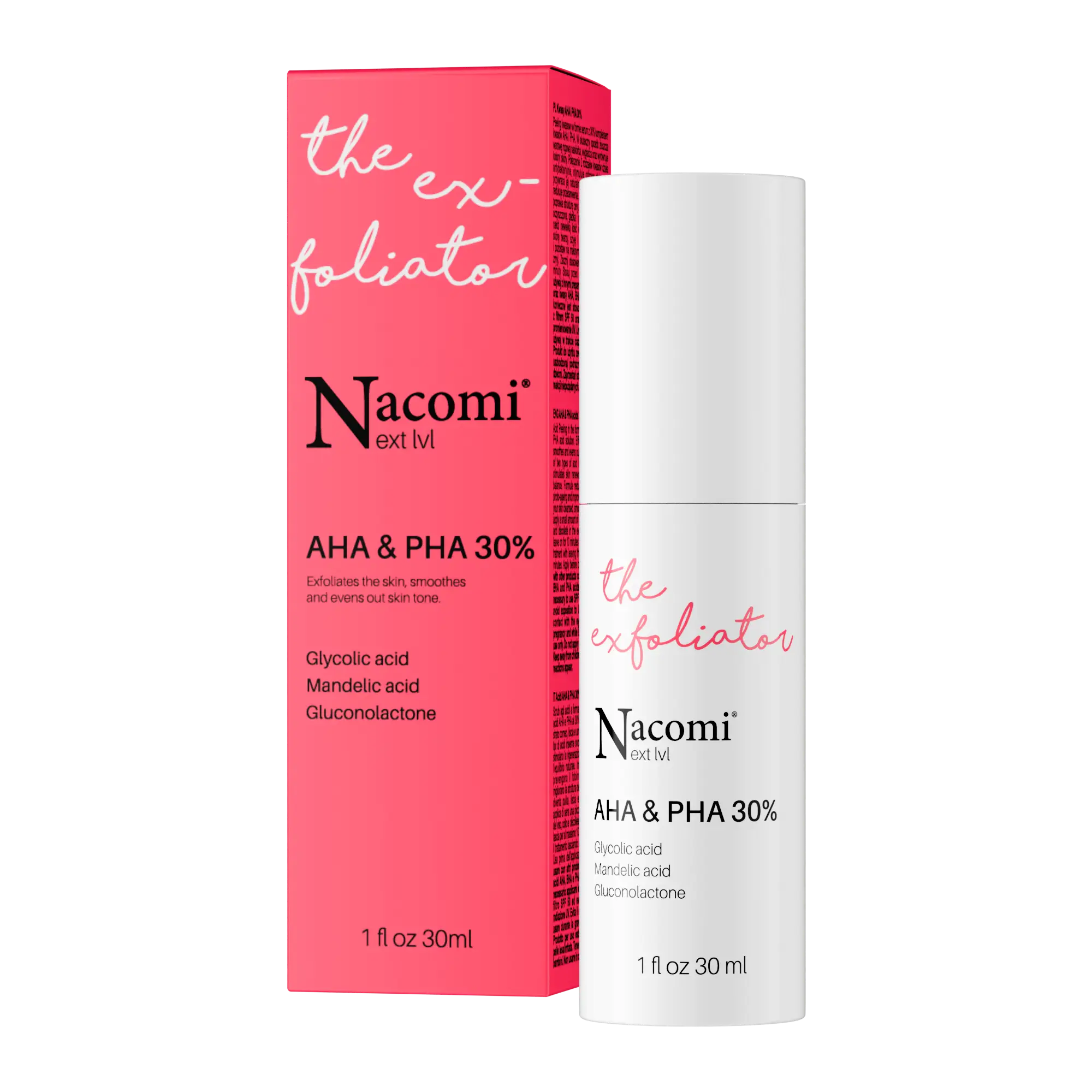 Nacomi The Exfoliator AHA & PHA 30%
