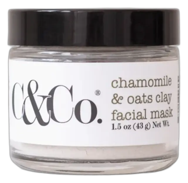 C&Co Handcrafted Skincare Chamomile & Oats Clay Facial Mask