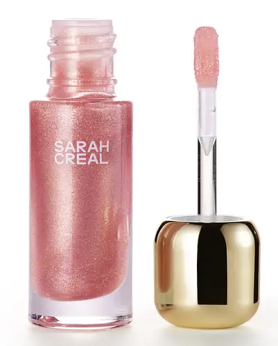 Sarah Creal No Further Questions High Glide Peptide Lip Gloss Don't Wait Up is a Rose Gold Sparkle