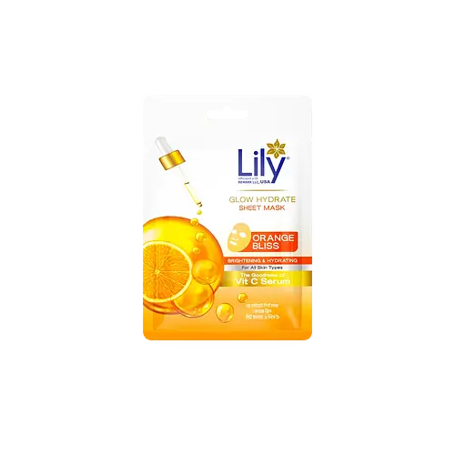 Lily Glow Hydrate Sheet Mask Orange Bliss