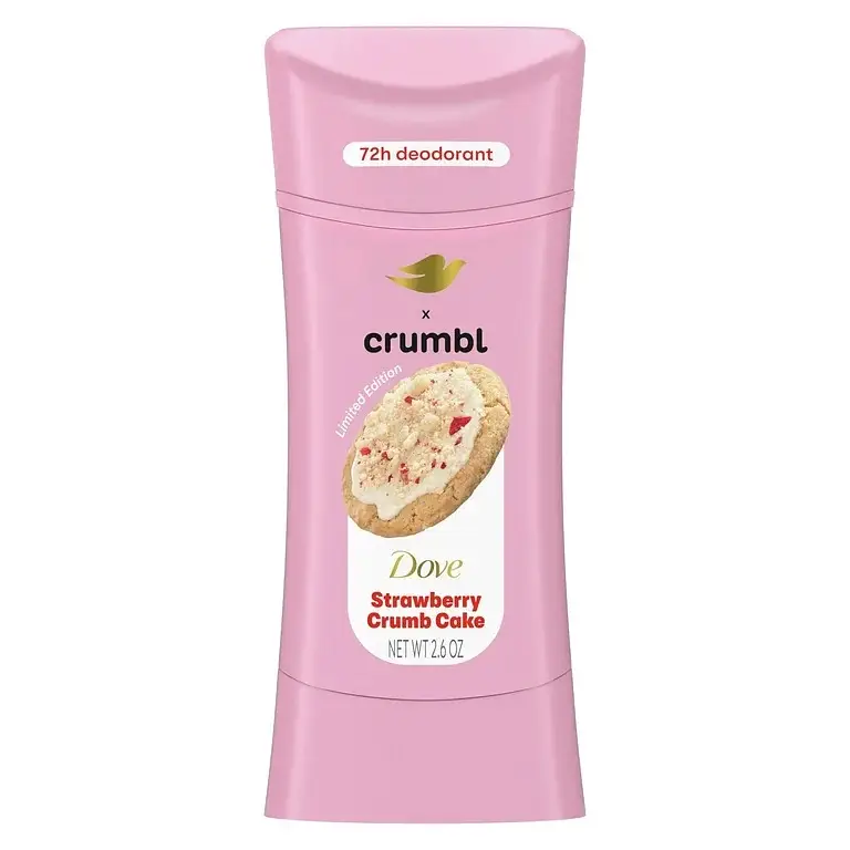 Dove Crumbl Deodorant Stick Strawberry Crumb Cake
