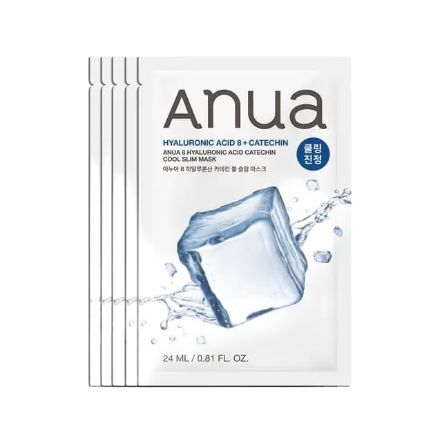 Anua Hyaluronic Acid 8 + Catechin Cool Slim Mask