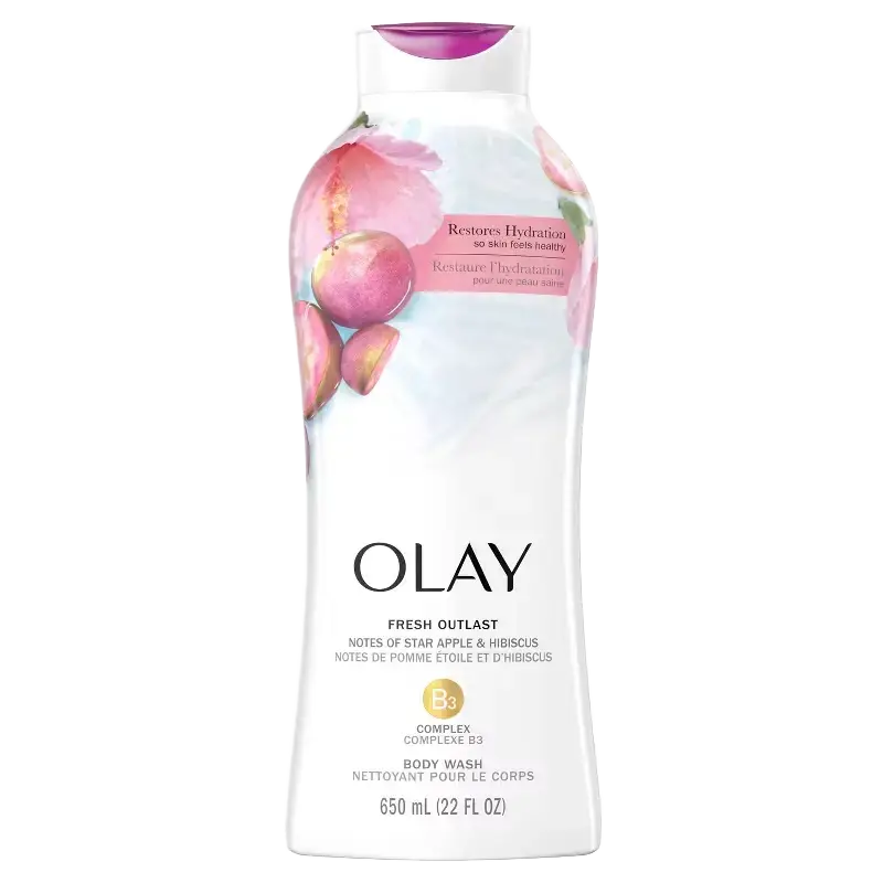 Olay Fresh Outlast Body Wash Star Apple & Hibiscus