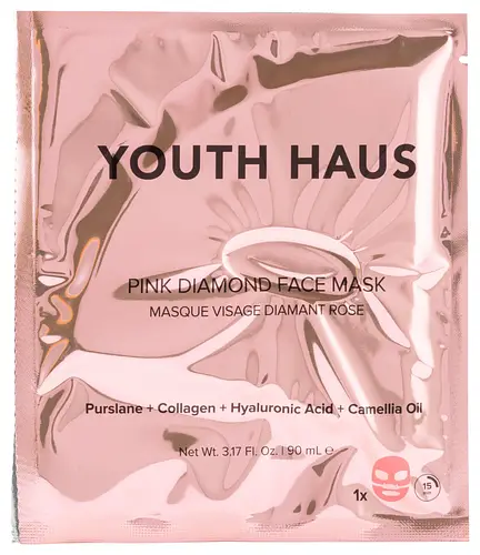 Skin Gym Youth Haus Pink Diamond Face Mask