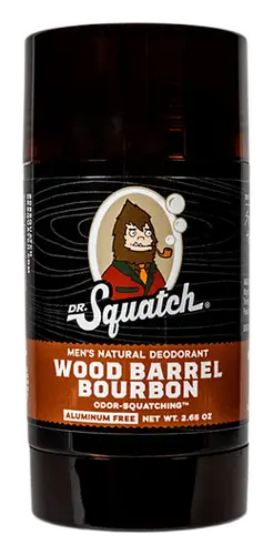 Dr. Squatch Wood Barrel Bourbon Deodorant