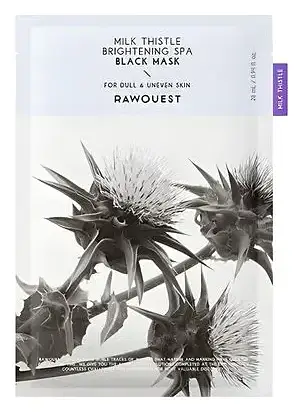 Rawquest Milk Thistle Brightening Spa Black Mask