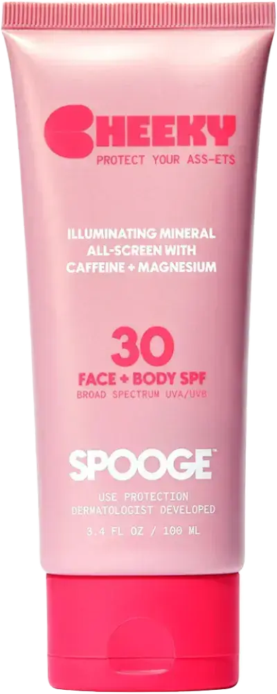 Spooge Cheeky Illuminating Mineral All-Screen SPF 30 Face + Body