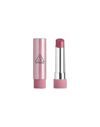 3CE Glazy Lip Glow Pink Tube