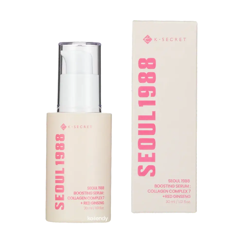 K-Secret Seoul 1988 Boosting Serum: Collagen Complex 7 + Red Ginseng