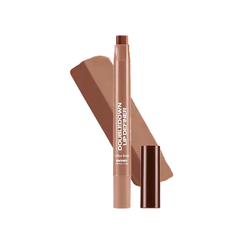Sacheu Beauty DoubleDown Lip Definer 04 Coffee Break